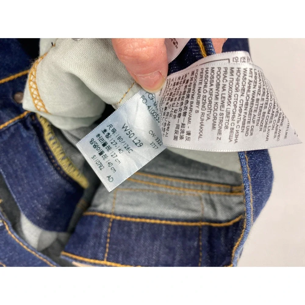 NWT Levi's 559 Relaxed Straight Fit Jeans Mens 50 x‎ 29 Blue Big&Tall